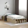 vidaXL Bettgestell Sonoma-Eiche 90x200 cm Holzwerkstoff Produktbild-Vorschau 2