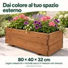 IvoQ Fioriera in legno – 80 x 40 x 32 cm – Legno – Per Anteprima dell’immagine prodotto 8