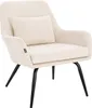 HOME DELUXE - Polstersessel ORION - 1 Stück, Farbe: Weiß - Produktbild-Vorschau 1