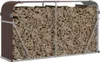 vidaXL Přístřešek na palivové dřevo hnědý 180x45x100 cm Náhled obrázku produktu 3