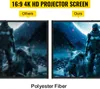 SucceBuy 70-palcové premietacie plátno 16:9 4K HD Výškovo Náhľad obrázku produktu 2