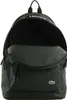 A black Lacoste backpack is shown from the front with the main compartment open. Anteprima dell’immagine prodotto