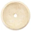 vidaXL Lavabo 40x12 cm in marmo crema Anteprima dell’immagine prodotto 4