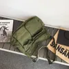Zielona płócienna torba na ramię - duża torba crossbody Podgląd zdjęcia produktu 3