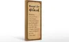Holzschild Spruch 10x27cm Rezept für Glück 2 Tassen Freude Produktbild-Vorschau 2
