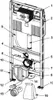 TECE profil WC-Modul mit Uni-Spülkasten, BH 1120mm, inkl. Anteprima dell’immagine prodotto 4