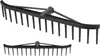 Gartenrechen, Harke 16 Zinken 55cm Rasenrechen, Kunststoff Produktbild-Vorschau 1