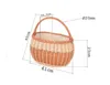 Aqbau® Einkaufskorb groß geflochten 41x40x26 cm Tragekorb Produktbild-Vorschau 6