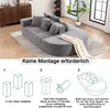 MODFU Modulares Sofa Vollkomprimiertes Sofa mit Produktbild-Vorschau 4