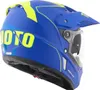 FC-Moto Merkur Pro Straight Enduro Helm, blau matt, S Produktbild-Vorschau 4