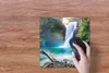 MuchoWow® Mauspad Mousepad Wasserfall - Steine - Landschaft Produktbild-Vorschau 3