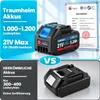 Akku Laubbläser, Akku laubsauger mit 2 x 5,2 Ah Akkus und Produktbild-Vorschau 6