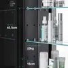EMKE Spiegelschrank und Spiegellampen,60x65x14.5cm 2 Produktbild-Vorschau 5