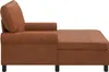 vidaXL Lounge-Liege mit Kissen Braun 91 x 157 x 91 cm Produktbild-Vorschau 5