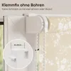 Blickdicht Rollo Seitenzugrollo ohne Bohren Klemmfix Muster Produktbild-Vorschau 4
