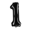 Folienballon Schwarz 100cm Zahl 1 Produktbild-Vorschau 6