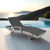 tectake® Aluminium Rattan Sonnenliege Océane 190 x 71 x 34 Produktbild-Vorschau 10