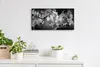 Leinwand Uhr Küche Wohnzimmer Bild 60x30 Malerei Abstrakte Produktbild-Vorschau 3