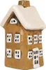 Clayre & Eef Portacandele House 8x7x15 cm in Vetroceramica Anteprima dell’immagine prodotto 2