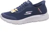 A single blue Skechers walking shoe is shown from the side against a white background. Anteprima dell’immagine prodotto