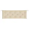 vidaXL Záhradná lavička béžová 150x50x7 cm Oxford Fabric Náhľad obrázku produktu 4