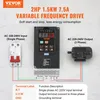 VFD 2HP, 1,5 kW, 7,5 A, 220 V, ingresso monofase o trifase, Anteprima dell’immagine prodotto 2