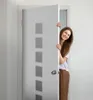 Türtapete Türposter Türfolie selbstklebend Helga weiß Produktbild-Vorschau 3