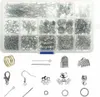 A flat lay of a jewelry making kit and various jewelry findings. Produktbild-Vorschau