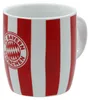 FC Bayern 34610 Tasse Stripes Logo, 0,3l, rot/weiß Anteprima dell’immagine prodotto 1