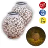 2er-Set LED Deko-/Solarleuchte l/b: 18cm weiß, Lampe für Produktbild-Vorschau 2