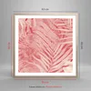 Gerahmtes Poster - Rahmen in heller Eiche - Rosa Blätter Produktbild-Vorschau 5