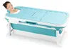 Vigevee Faltbare Badewanne 149x60x50cm XXL Blau aus PP- und Produktbild-Vorschau 1