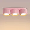 Plafond AURA 3 rosa Gx53 3xGx53 10W Aluminium 8x10x32.5cm Produktbild-Vorschau 3