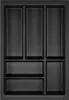 ORGA-BOX Junker Slim Besteckeinsatz 325 x 476 mm Lavagrau Produktbild-Vorschau 1