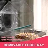 Vogelfutterstation Transparent Fenster Vogelhäuschen für Produktbild-Vorschau 6