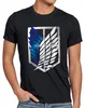 A.N.T. Titan Aufklärungstruppe Wappen AoT Herren T-Shirt on Produktbild-Vorschau 1