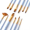12 Stücke Feine Detail Pinsel Set Doppel Farbe Taklon Haar Produktbild-Vorschau 10