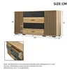 Buffet Merax en MDF avec 4 tiroirs et 2 portes, finition Voir les images du produit 16