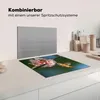 KitchenYeah© Herdabdeckplatte Vogel - Kolibri - Kirschblüte Produktbild-Vorschau 3