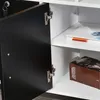 HOMCOM Hilfsbüromöbel-Aktenschrank mit Rollen, Regalen und Produktbild-Vorschau 9