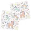 Serviettes Unicorns & Rainbows 33x33cm - 20 pièces Voir les images du produit 1
