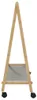 vidaXL Portemanteau avec étagères et roulettes 106x34x106,5 Voir les images du produit 4