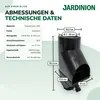 Jardinion Regenwasserfilter, Fallrohr Laubabscheider Produktbild-Vorschau 2