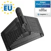 A pile of black hangers with two graphic overlays, one showing "MADE IN EU" and stars, and the other a "Sieger Preis-Leistung GUT (1,7)" award. Produktbild-Vorschau
