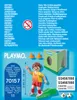 PLAYMOBIL Giocatore di calcio con parete porta, 70157 Anteprima dell’immagine prodotto 4