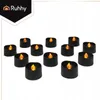 Ruhhy 26128 Set de bougies LED à piles 3,6 cm, 12 pcs, noir Voir les images du produit 5