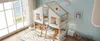 Etagenbett 90x200 cm Kinderbett Hausbett aus Produktbild-Vorschau 12