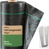 Praknu 50 m² di tessuto anti-erbacce 100 g/m² con 24 Anteprima dell’immagine prodotto 8