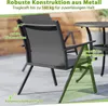 COSTWAY Chaises de jardin, set de 2, chaises de balcon avec Voir les images du produit 4