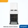 Exquisit Elektro-Standherd EH 10.3 F2 | Nutzinhalt | Weiß Produktbild-Vorschau 5
